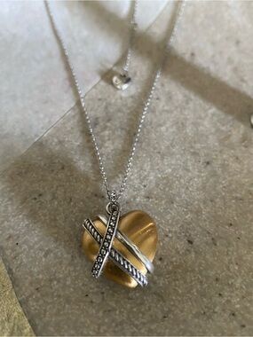 Brighton Jewelry Neptune's Rings Sweetheart Necklace heart pendant